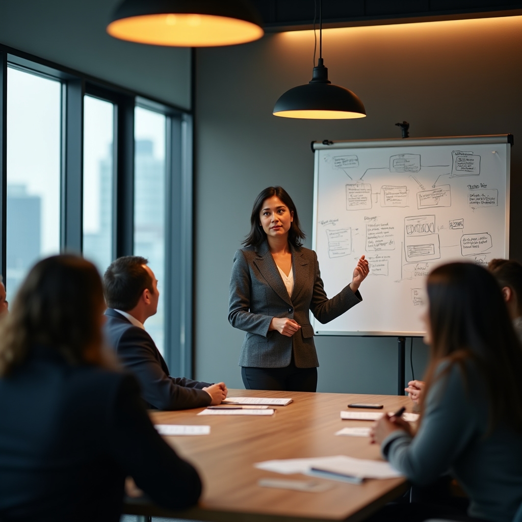 Sessione di workshop sulla negoziazione aziendale